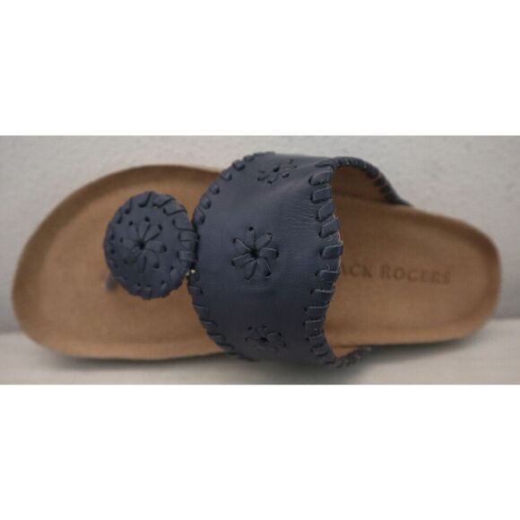 Jack Rogers 111232SA05 Girls Sz 4 Navy Blue Jacks Playground Sandals - Picture 6 of 14